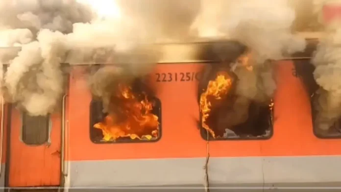 train Fire Accident