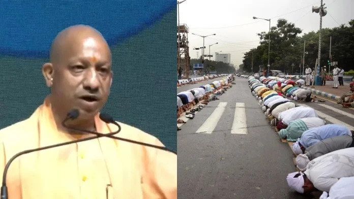 UP CM Yogi Adityanath warns against offering namaz on road