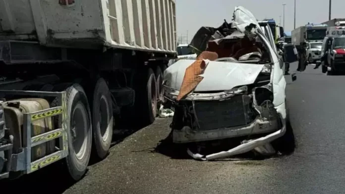 Road accident in Dubai
