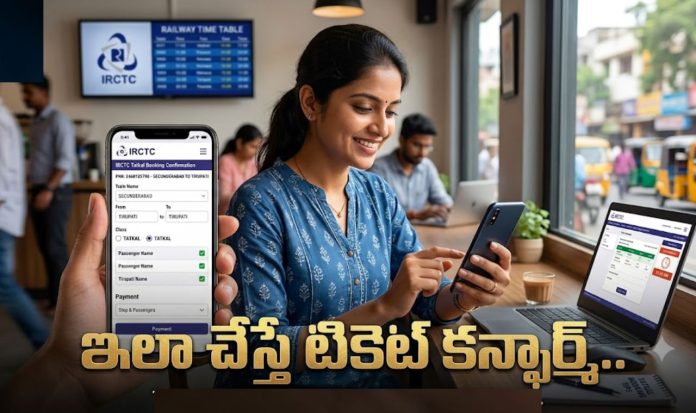 Tatcal Ticket Booking Easy Tips