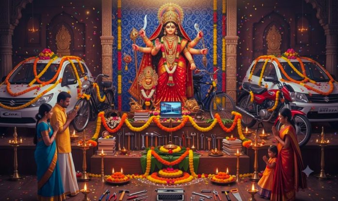 ayudha puja mythological stories history
